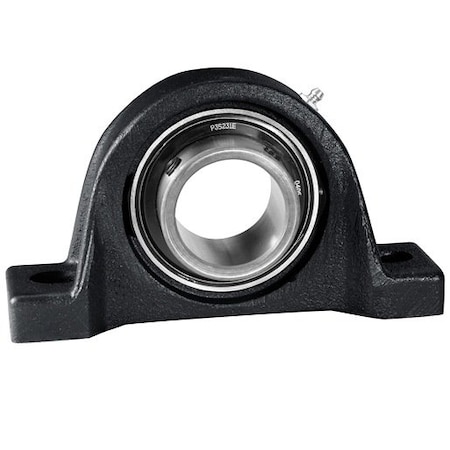 Link-Belt Pillow Block Bearing, 2 Bolt Pillow Block, 1-1/2 in. Bore, 2 in. Base to Center Height P3S224E
